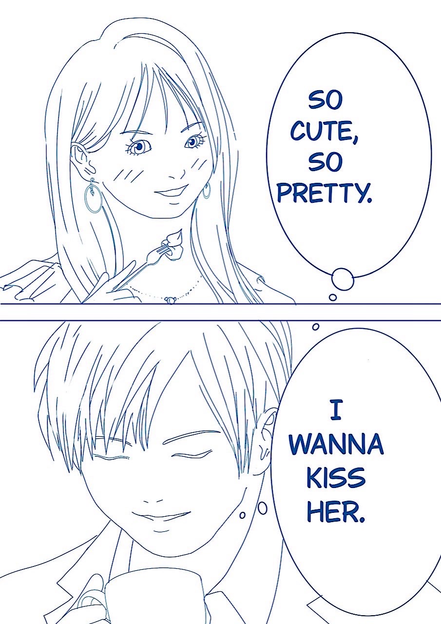 A 2-panel situational comic